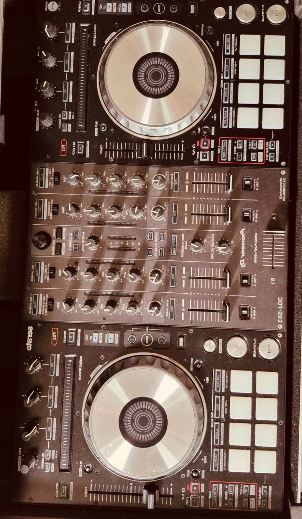 (Très bon état) Contrôleur DJ DDJ-SX3 – Professionnel 4 voies + Flycase