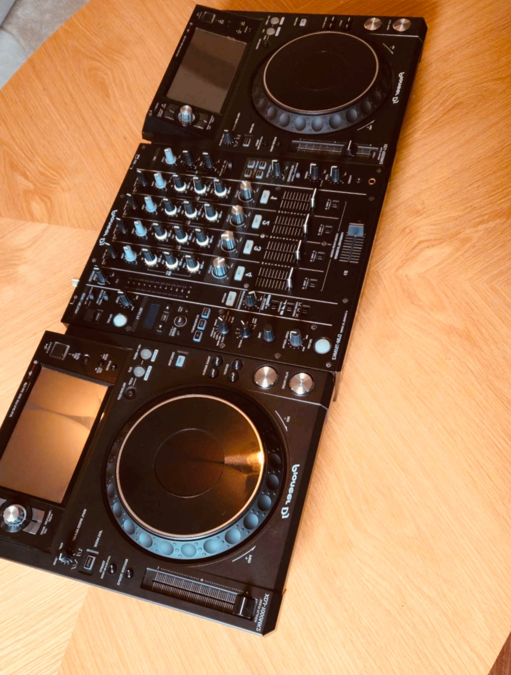 (Excellent état) Pack DJ Professionnel – 2x XDJ-1000MK2 + DJM-750MK2